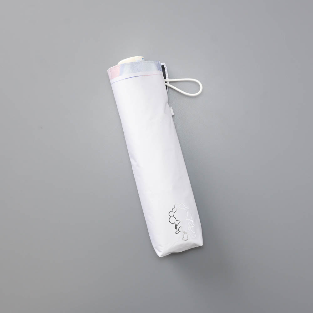 EXPO2025 ミャクミャク 箔プリント晴雨兼用折り畳み傘 AUR ピンク 54cm Ⓚ