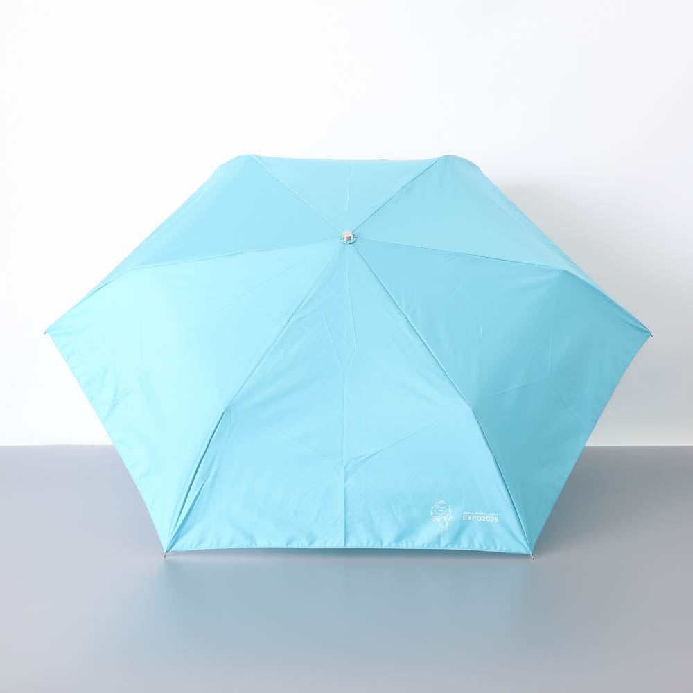 EXPO2025 ミャクミャク 雨用折り畳み傘 AUR ターコイズ 54cm Ⓚ