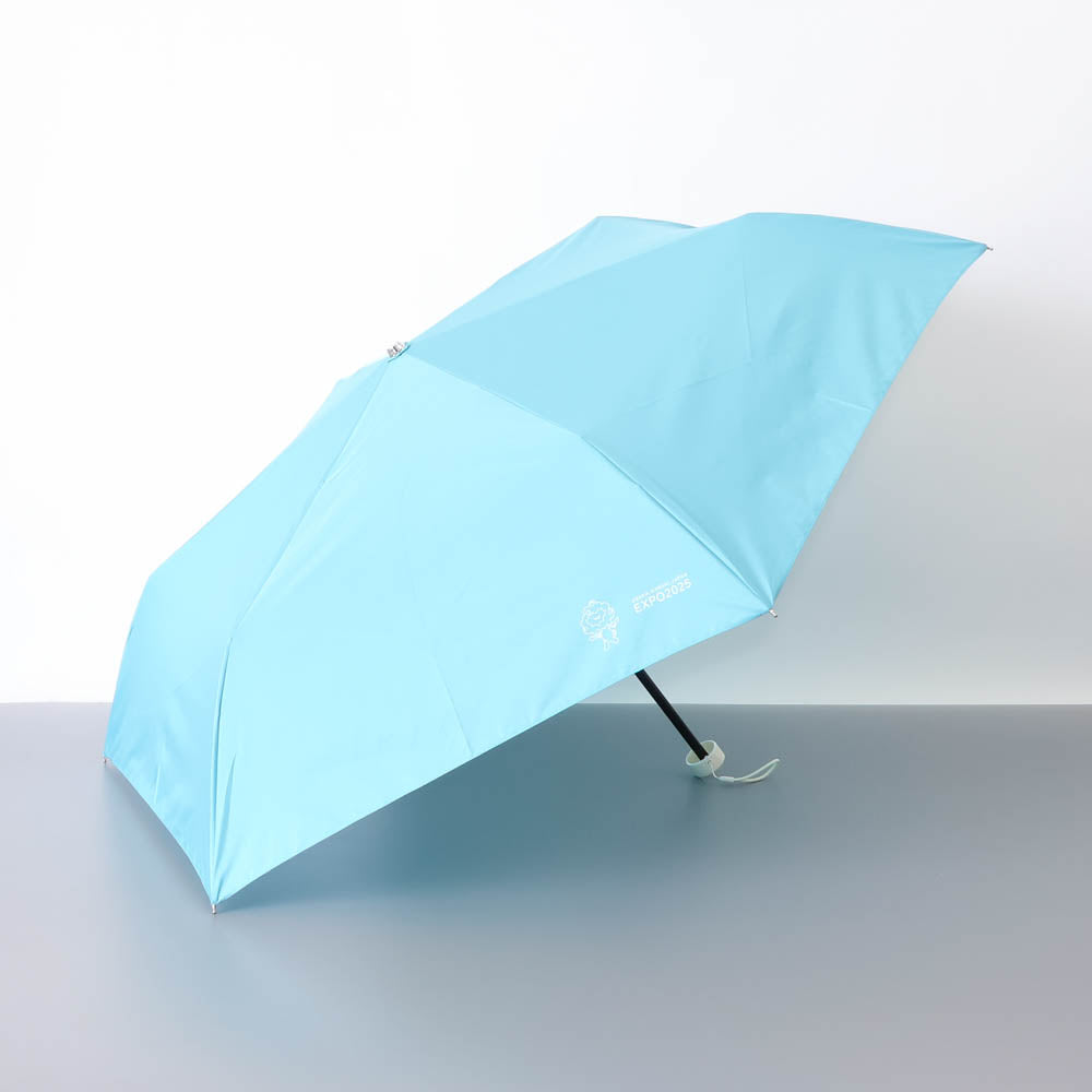 EXPO2025 ミャクミャク 雨用折り畳み傘 AUR ターコイズ 54cm Ⓚ