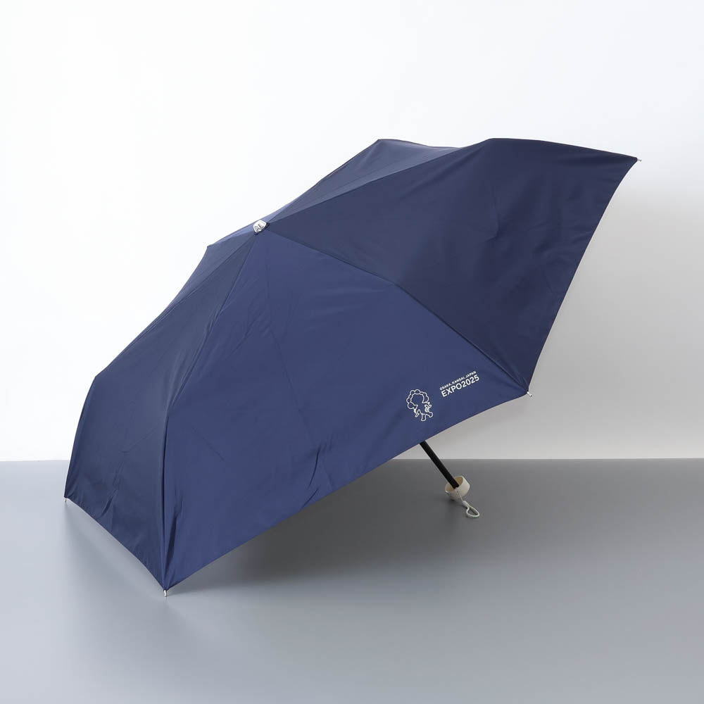 EXPO2025 ミャクミャク 雨用折り畳み傘 AUR ネイビー 54cm Ⓚ