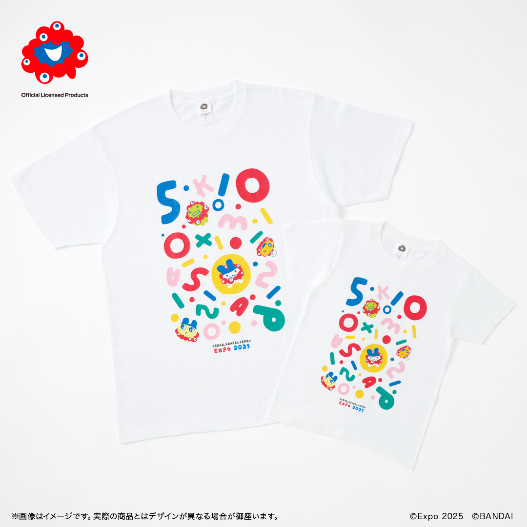 EXPO2025 ミャクミャク 【たまごっち】 Tシャツ ホワイト L 大人用