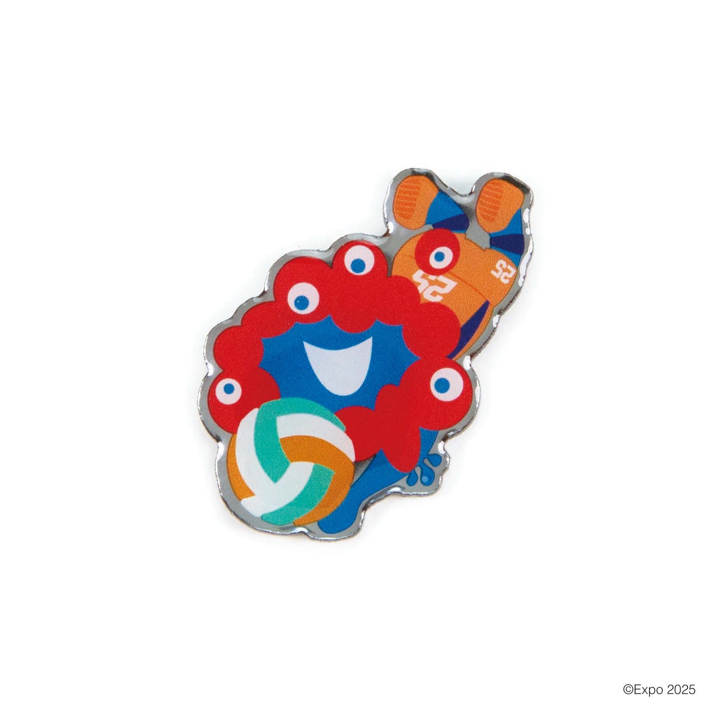 EXPO2025 ミャクミャク ピンバッジ バレーボール AUC/122 Ⓚ