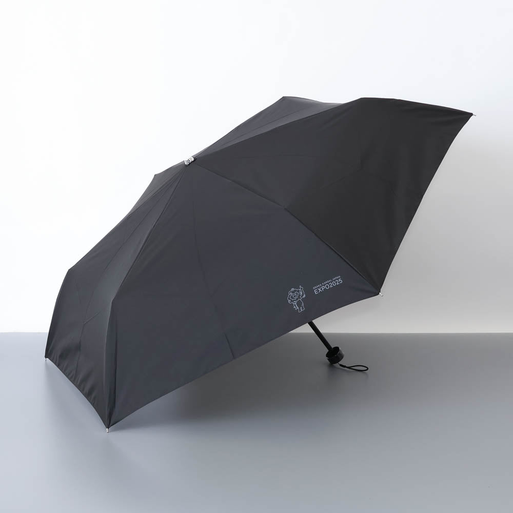 EXPO2025 ミャクミャク 雨用折り畳み傘 AUR ブラック 54cm Ⓚ