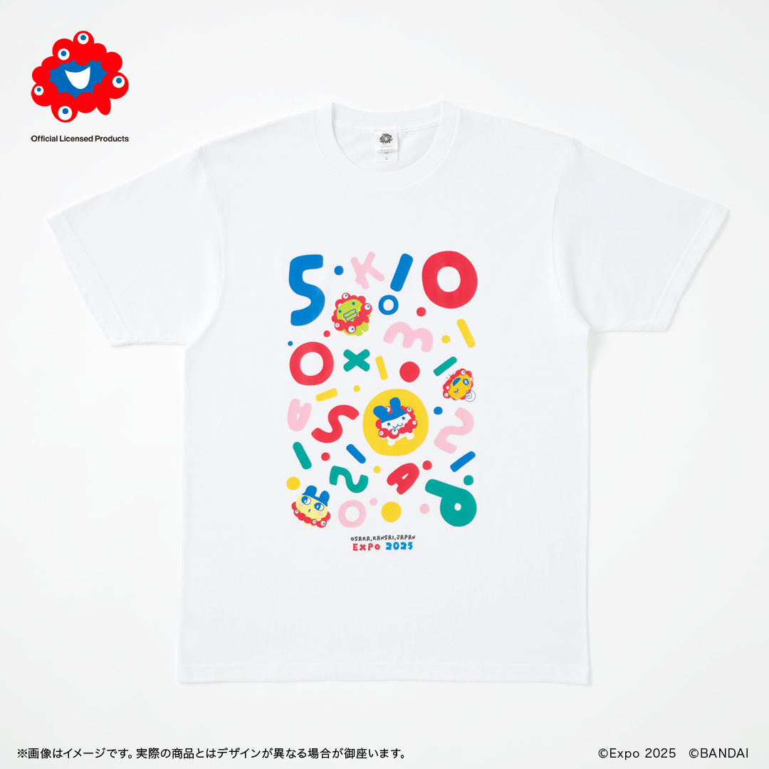 EXPO2025 ミャクミャク 【たまごっち】 Tシャツ ホワイト L 大人用