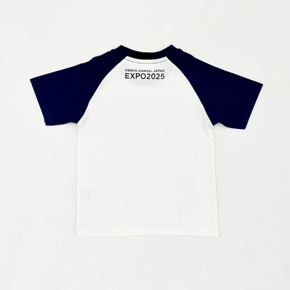 EXPO2025 ミャクミャク  ラグランTシャツ  ネイビー  Ⓚ