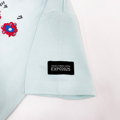 EXPO2025 ミャクミャク  ちびキャラTシャツ  ミント  Ⓚ