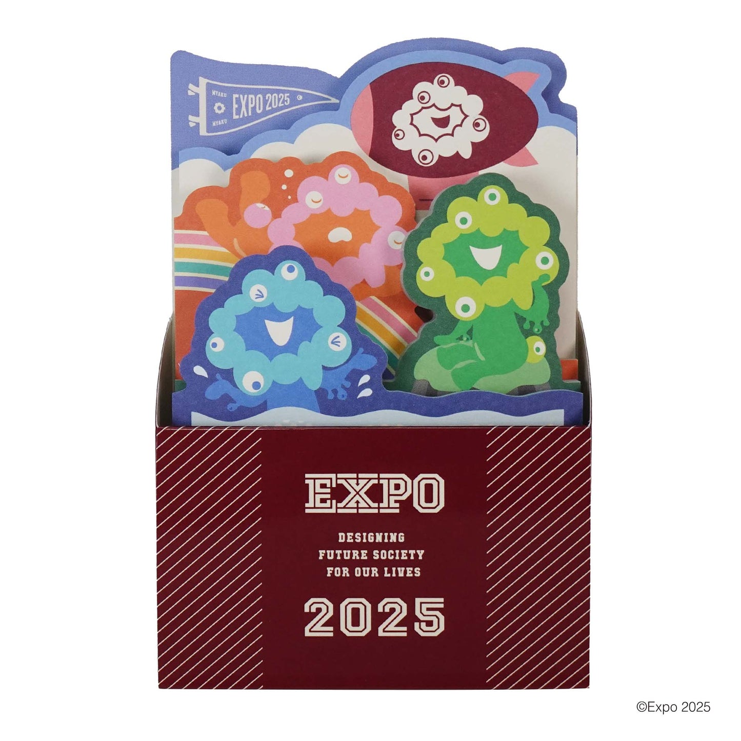 EXPO2025 ミャクミャク BOX入りダイカットメモセット