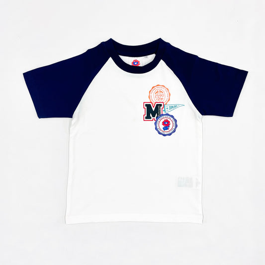 EXPO2025 ミャクミャク  ラグランTシャツ  ネイビー  Ⓚ