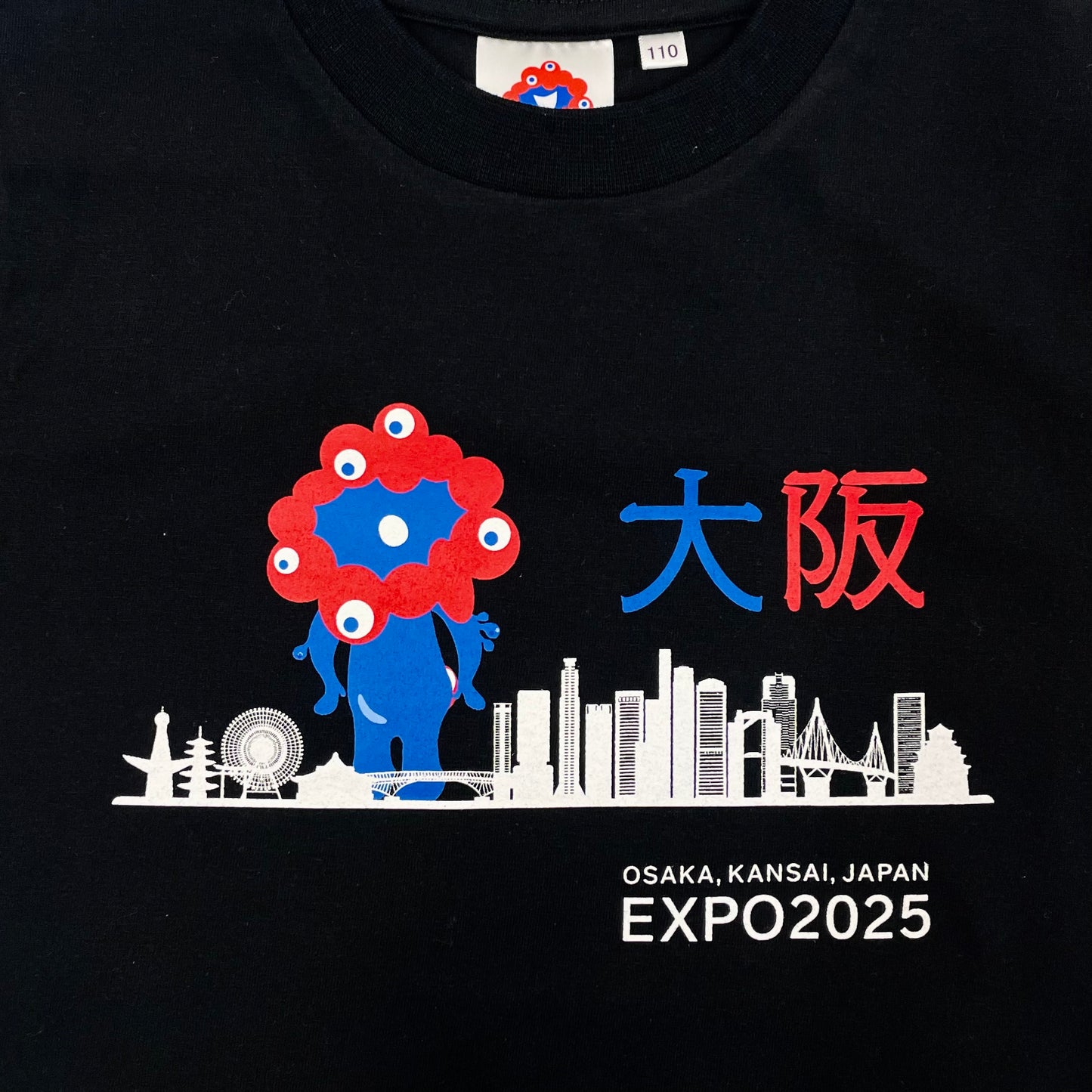 EXPO2025 ミャクミャク  大阪シティーTシャツ  ブラック  Ⓚ