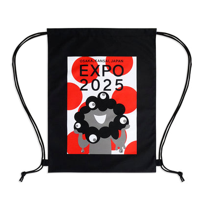 EXP02025 ミャクミャク  ナップザック Mid century TOS/035 黒 Ⓚ