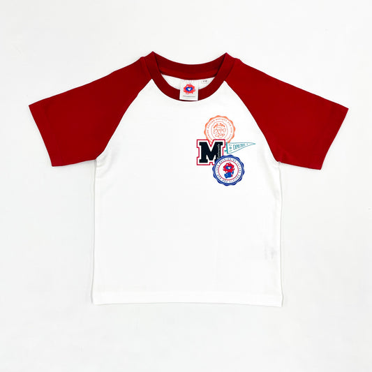 EXPO2025 ミャクミャク  ラグランTシャツ  ボルドー  Ⓚ