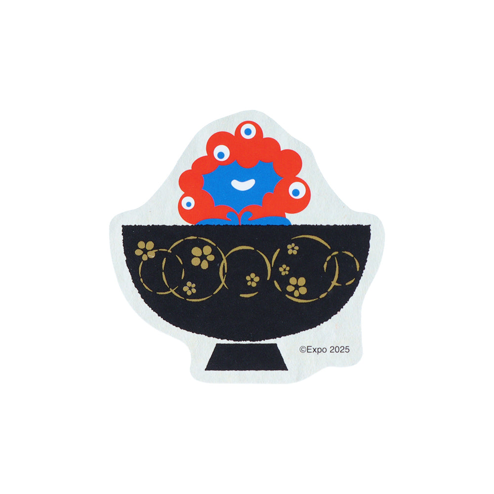 ＥＸＰＯ２０２５　ミャクミャク　　ステッカー　お椀
