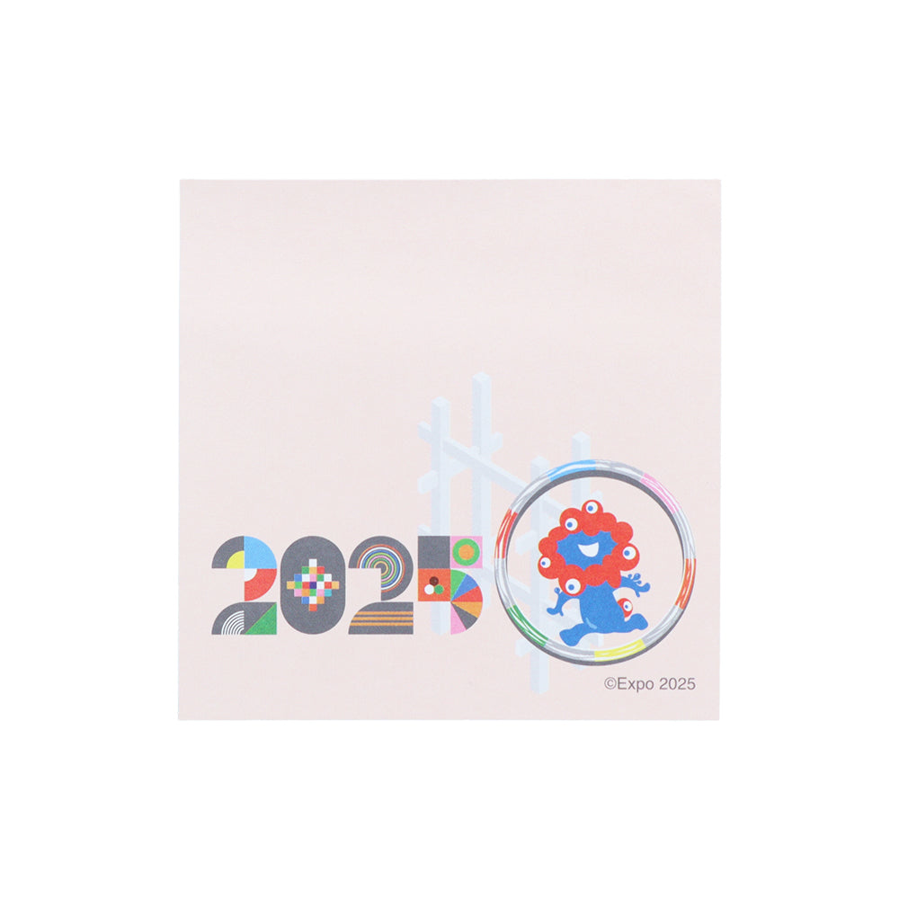 ＥＸＰＯ２０２５　ミャクミャク　　ふせん　ロゴ