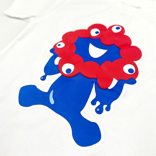 EXPO2025 ミャクミャク  ビックキャラTシャツ　せなか  ホワイト  Ⓚ