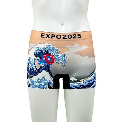 EXPO2025 ミャクミャク  成型ボクサーパンツ  ブルー ユニセックス Ⓚ
