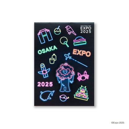 EXPO2025 ミャクミャク ピンバッジ ネオン AUC/108 Ⓚ – EXPO2025 来場 