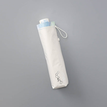 EXPO2025 ミャクミャク  箔プリント晴雨兼用折り畳み傘  AUR ベージュ 54ｃｍ  Ⓚ