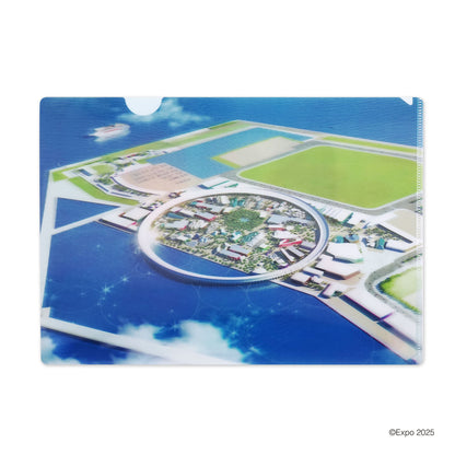 EXPO2025 3Dクリアファイル 大屋根リング