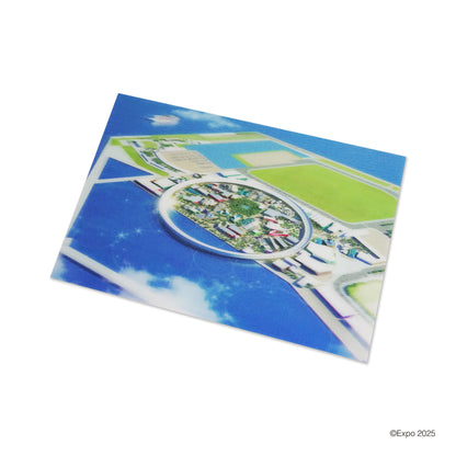 EXPO2025 3Dポストカード 大屋根リング 昼景