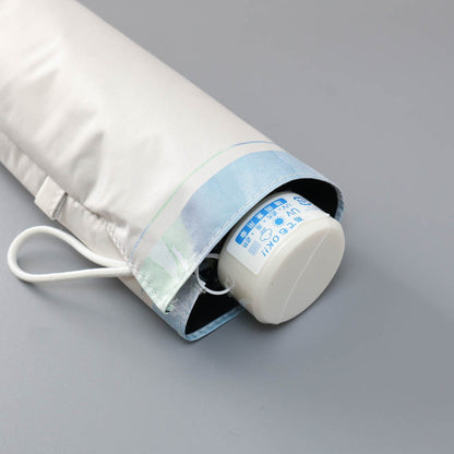 EXPO2025 ミャクミャク  箔プリント晴雨兼用折り畳み傘  AUR ベージュ 54ｃｍ  Ⓚ