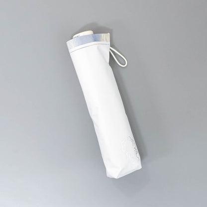 EXPO2025 ミャクミャク  箔プリント晴雨兼用折り畳み傘  AUR ホワイト 54ｃｍ  Ⓚ