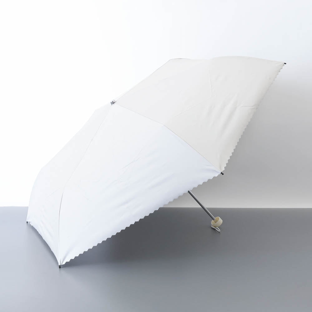 EXPO2025 ミャクミャク　折りたたみ傘 晴雨兼用　ベージュ　小花 EXPO2025ミャクミャク+ワールド晴雨兼用ミニ傘 | 2025大阪・関西