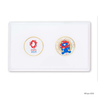 EXPO2025 記念メダル カラーレリーフ AUC/102 ２点ケース Ⓚ