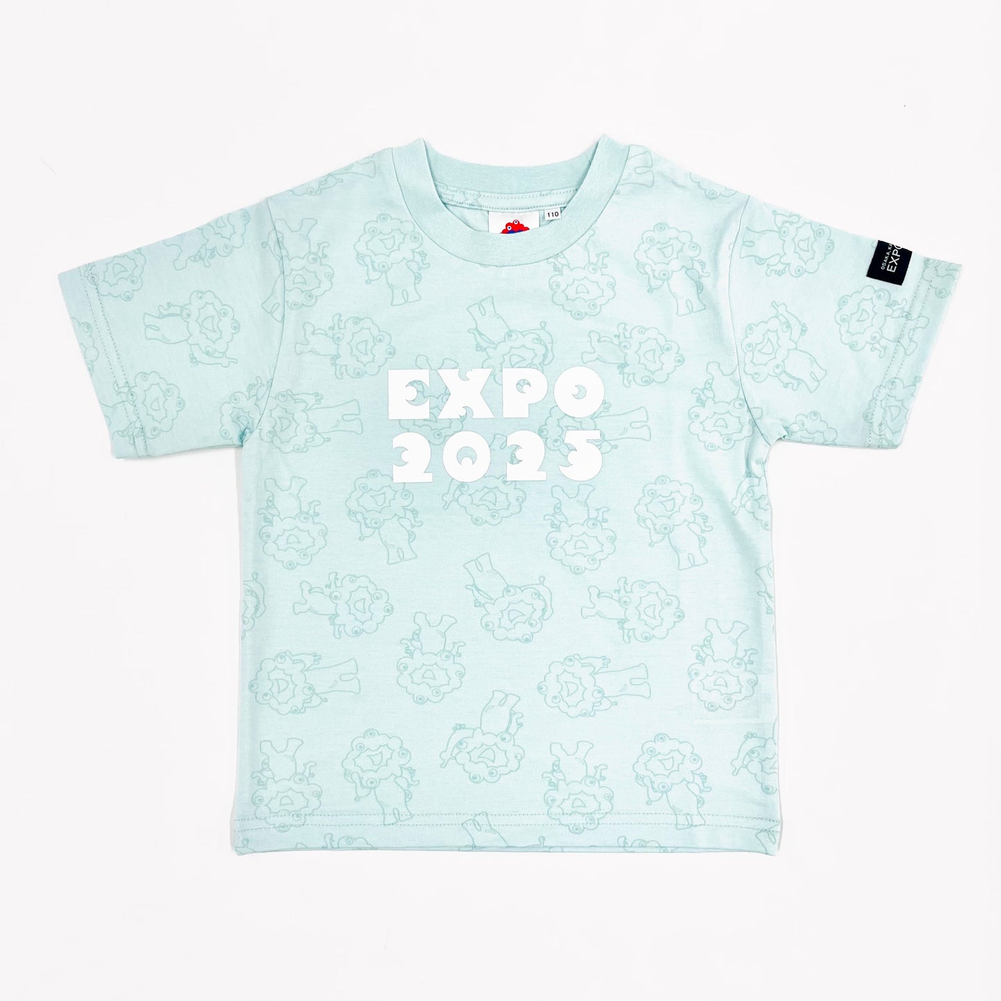EXPO2025 ミャクミャク  総柄Tシャツ  ミント  Ⓚ