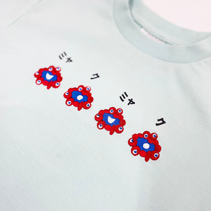EXPO2025 ミャクミャク  ちびキャラTシャツ  ミント  Ⓚ
