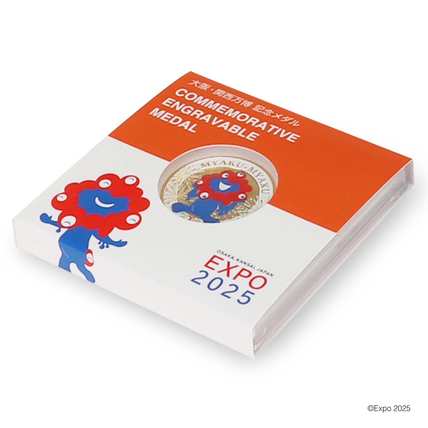 EXPO2025 ミャクミャク 記念メダル カラーレリーフ AUC/100 1点ケース Ⓚ