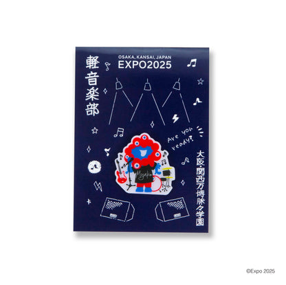 EXPO2025 ミャクミャク ピンバッジ 軽音楽 AUC/127 Ⓚ
