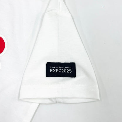 EXPO2025 ミャクミャク  ビックキャラTシャツ　せなか  ホワイト  Ⓚ