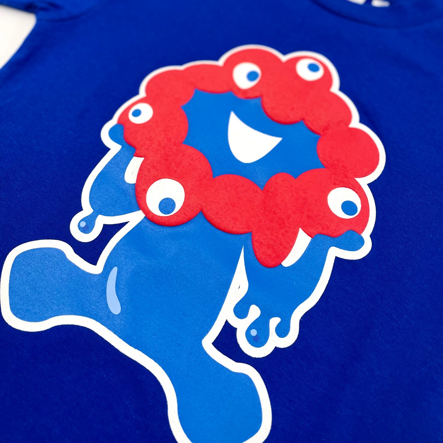 EXPO2025 ミャクミャク  ビックキャラTシャツ　しっぽ  ブルー  Ⓚ