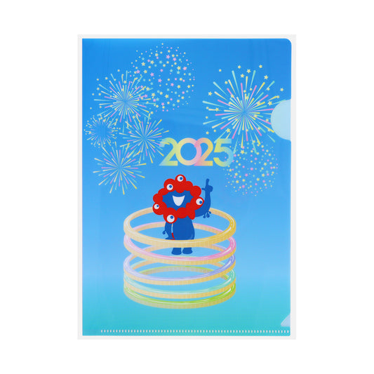ＥＸＰＯ２０２５　ミャクミャク　　Ａ５クリアファイル　ロゴ