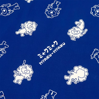 EXP02025 ミャクミャク  風呂敷 地紋 TOS/040 青 Ⓚ