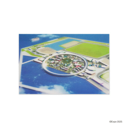 EXPO2025 3Dポストカード 大屋根リング 昼景