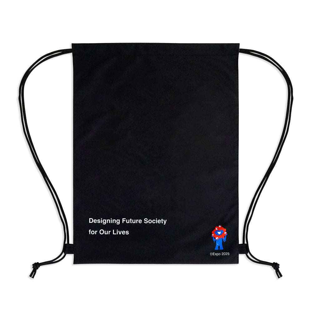 EXP02025 ミャクミャク  ナップザック Mid century TOS/035 黒 Ⓚ