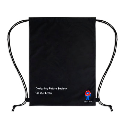 EXP02025 ミャクミャク  ナップザック Mid century TOS/035 黒 Ⓚ