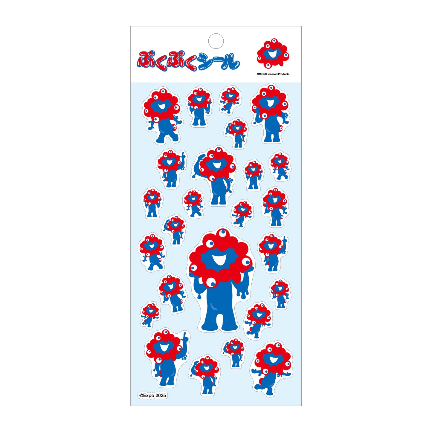 EXPO2025 ミャクミャク  ぷくぷくシール（1）  ENS/028